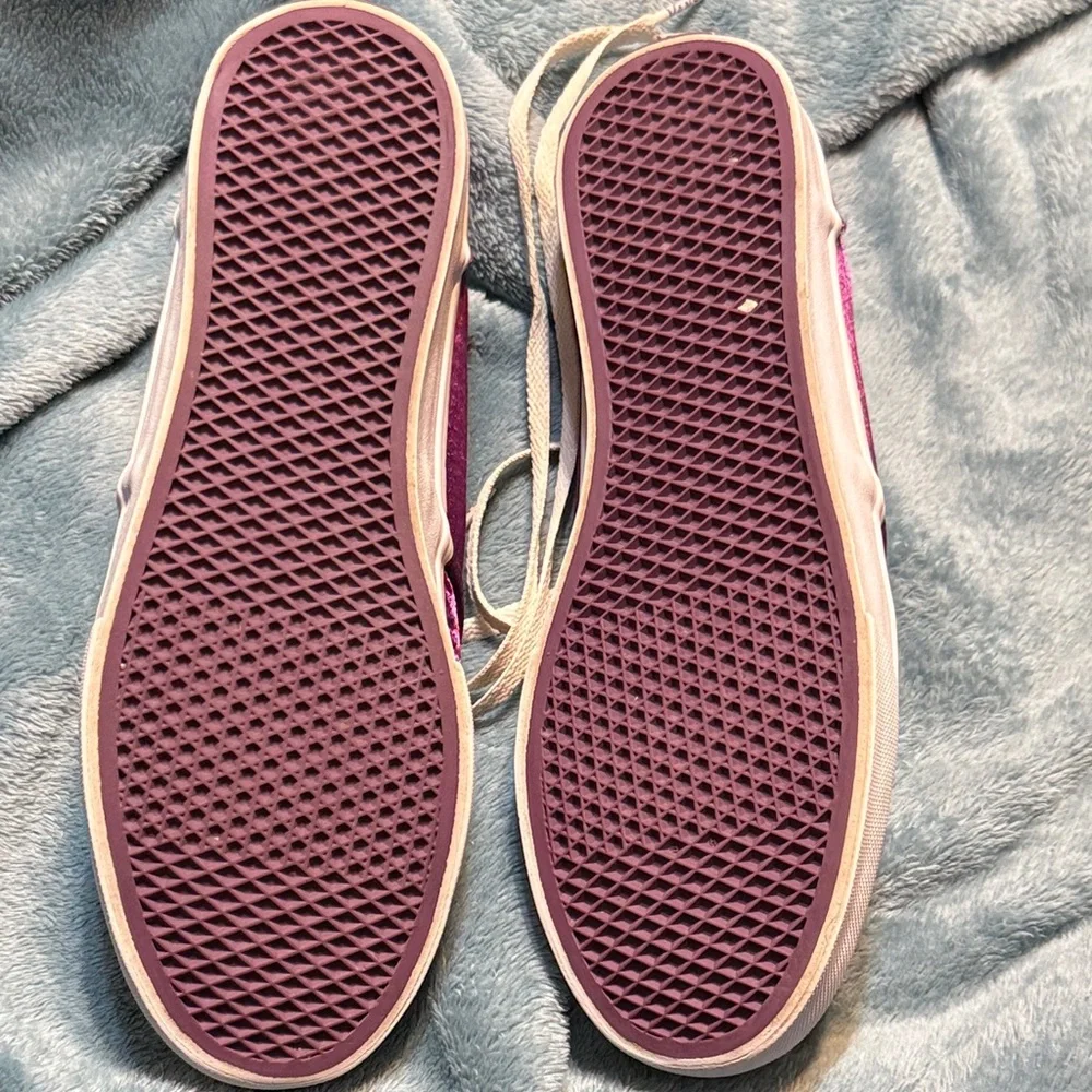 Vans Women's velvet Purple Sneakers Size 7